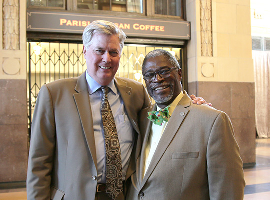 SIOR John Stacy with KC Mayor Sly James